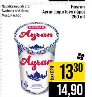 Hayran Ayran jogurtový nápoj 250 ml