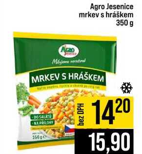 Agro Jesenice mrkev s hráškem 350 g