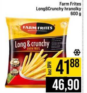 Farm Frites Long&Crunchy hranolky 600 g 