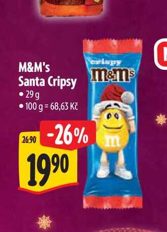 M&M's Santa Cripsy 29 g