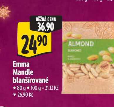Emma Mandle blanšírované 100 g