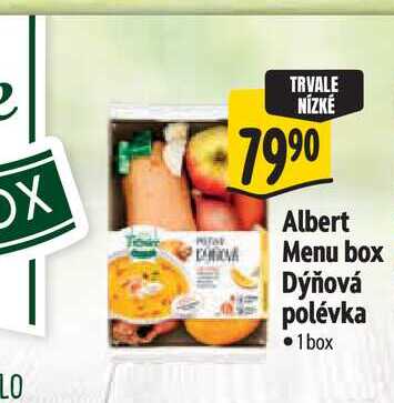 Albert Menu box Dýňová polévka 1 box