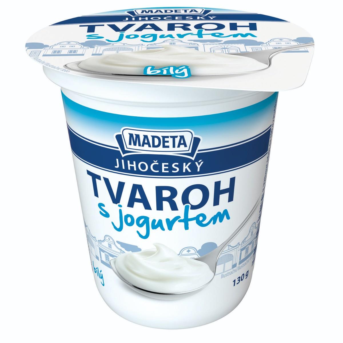 Madeta Jihočeský tvaroh s jogurtem, 130 g
