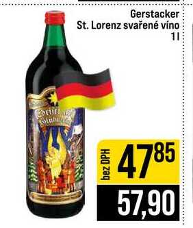Gerstacker St. Lorenz svařené víno 1l