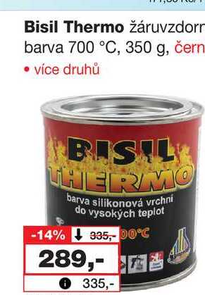 Bisil Thermo žáruvzdorr barva 700 °C, 350 g