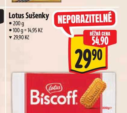 Lotus Sušenky 200 g