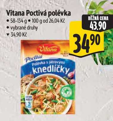 Vitana Poctivá polévka 58-134 g