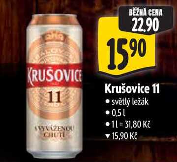 Krušovice 11 0,5 l