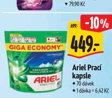 Ariel Prací kapsle 70 dávek
