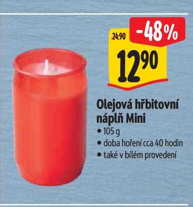  Olejová hřbitovní náplň Mini 105 g 