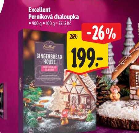 Excellent Perníková chaloupka 900 g
