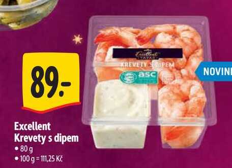 Excellent Krevety s dipem 80g