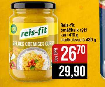 Reis-fit omáčka k rýži kari 410 g sladkokyselá 430 g
