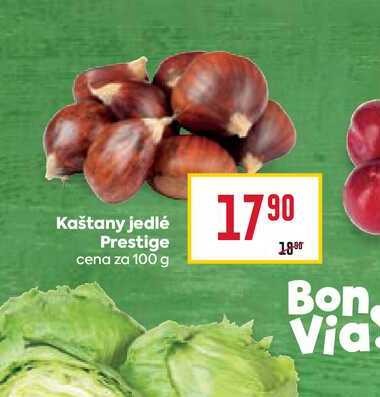 Kaštany jedlé Prestige cena za 100 g