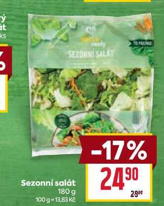 Sezonní salát 180 g