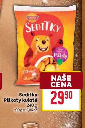 Seditky Piškoty kulaté 240 g