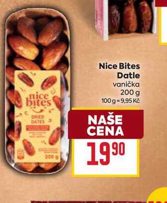 Nice Bites Datle vanička 200 g