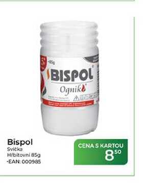 Bispol Svíčka Hřbitovni 85g 