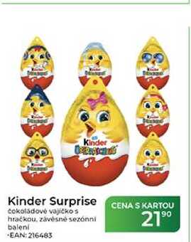 Kinder Surprise čokoládové vajíčko s hračkou, závěsné sezónní balení  