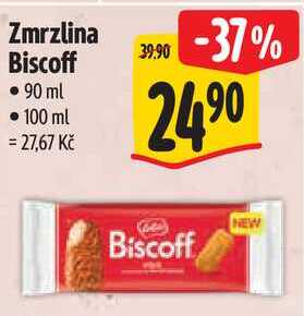 Zmrzlina Biscoff, 90 ml 