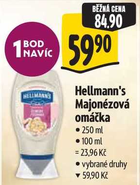 Hellmann's Majonézová omáčka, 250 ml 