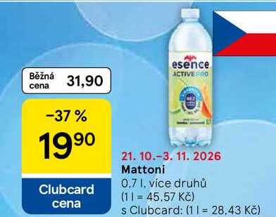 Mattoni, 0,7 l, více druhů