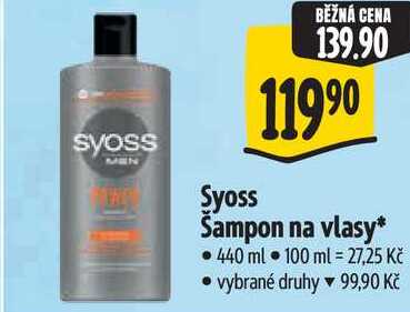 Syoss Šampon na vlasy, 440 ml