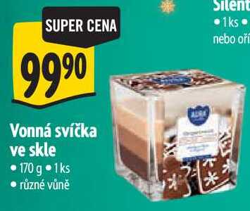 Vonná svíčka ve skle