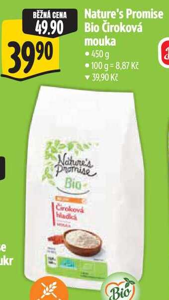 Nature's Promise Bio Čiroková mouka, 450 g