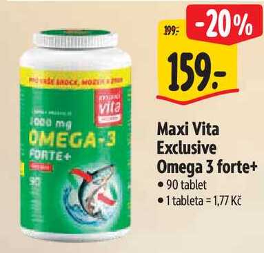 Maxi Vita Exclusive Omega 3 forte+, 90 tablet 