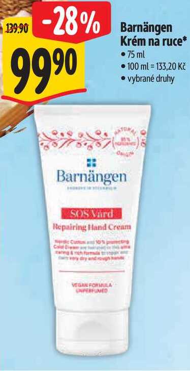 Barnängen Krém na ruce, 75 ml