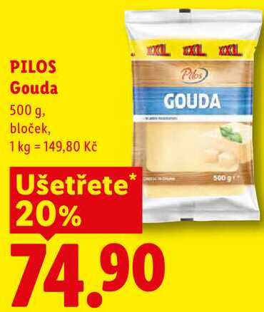 PILOS Gouda, 500 g
