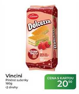Vincini Plněné sušenky 180g