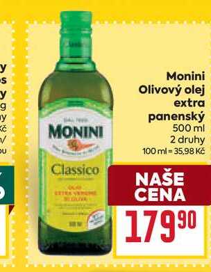 Monini Olivový olej extra panenský 500 ml 