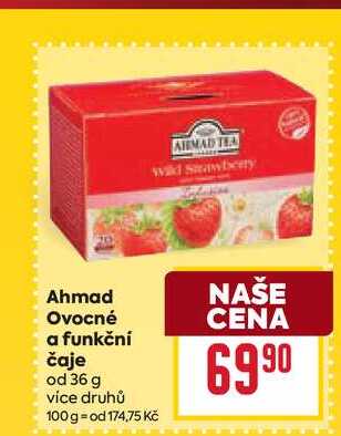 Ahmad Ovocné a funkční čaje od 36 g
