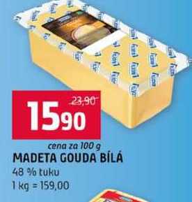 MADETA GOUDA BÍLÁ 48 % tuku 100g