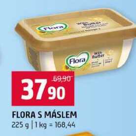 FLORA S MÁSLEM 225 g