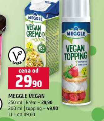 MEGGLE VEGAN 250 ml krém 200 ml topping