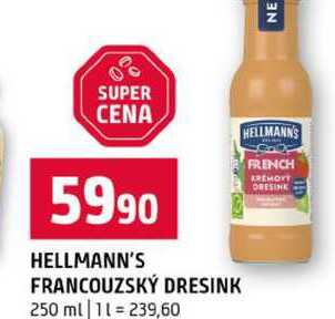 HELLMANN'S FRANCOUZSKÝ DRESINK 250 ml 