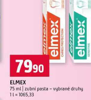 ELMEX 75 ml zubní pasta vybrané druhy