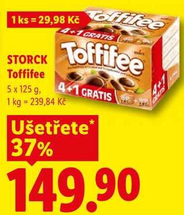 STORCK Toffifee, 5x 125 g