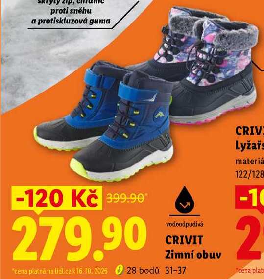 CRIVIT Zimní obuv 