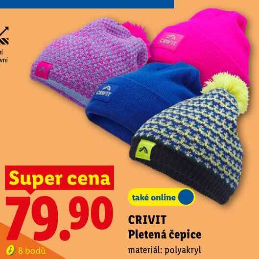 CRIVIT Pletená čepice