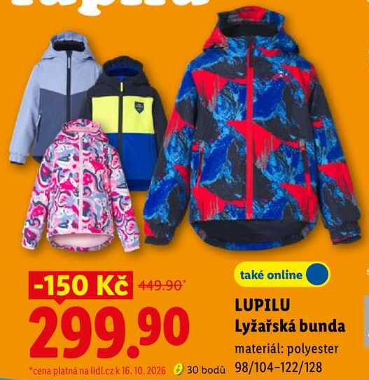 LUPILU Lyžařská bunda