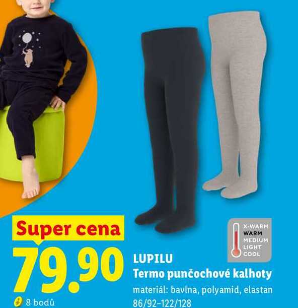 LUPILU Termo punčochové kalhoty 