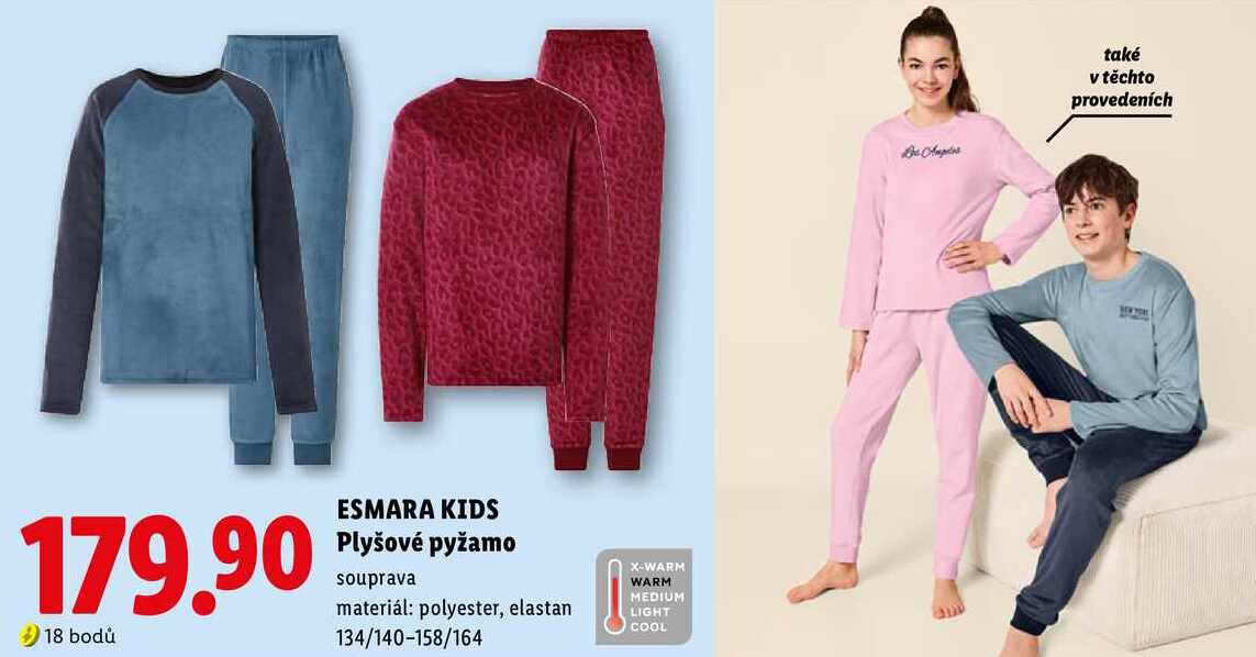 ESMARA KIDS Plyšové pyžamo 
