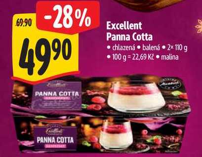 Excellent Panna Cotta, 2x 110 g