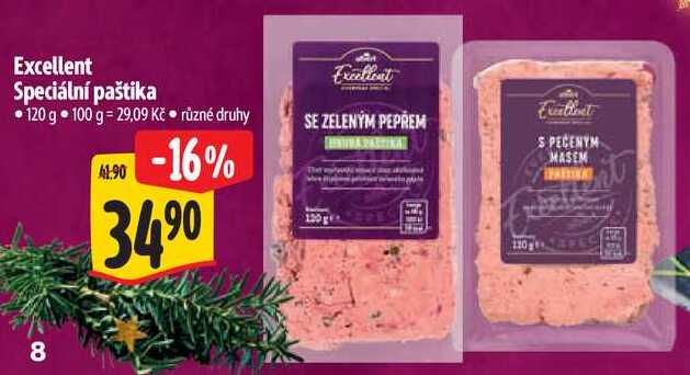 Excellent Speciální paštika, 120 g