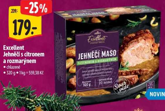 Excellent Jehněčí s citronem a rozmarýnem, 320 g