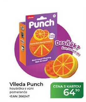Vileda Punch houbička s vůni pomeranče